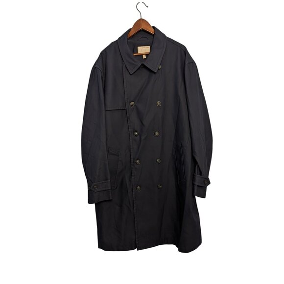 Banana Republic Heritage Collection XXL Navy Water Repellent Officer Coat Winter - Picture 1 of 16
